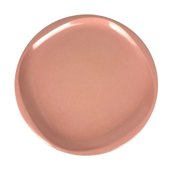 Bootonware Melmac Melamine Dinner Plates Set of 4 Bon Bon Pink Plastic MCM 1950s - Picture 1 of 4